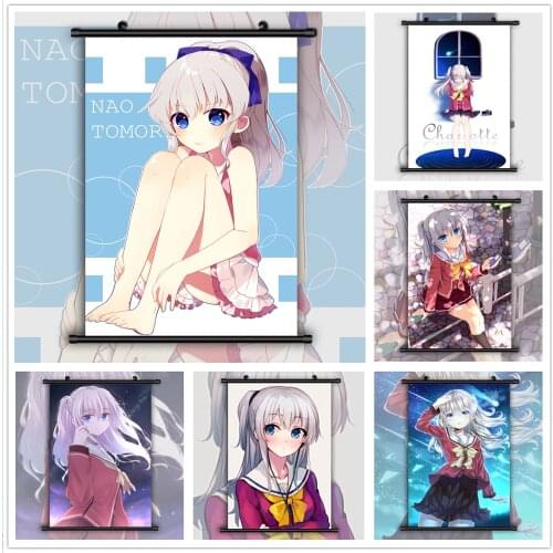 WTQ Anime Posters Charlotte Tomori Nao Canvas Painting Anime Manga Wall Decor Wall Art Picture Room Decor Home Decor