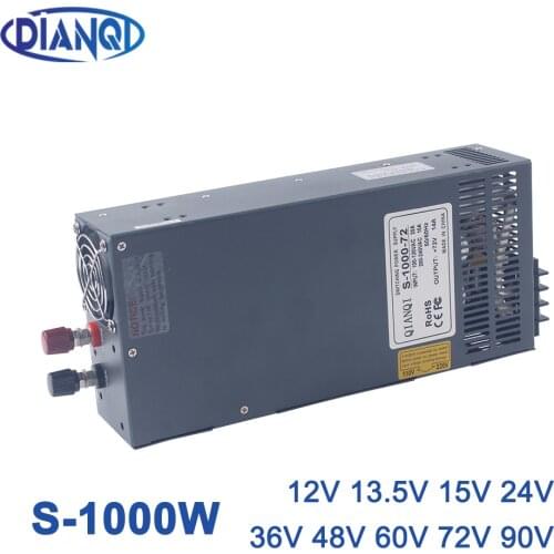 1200W 48V 25A Switching power supply input 110v or 220v for LED Strip light AC to DC power suply 1200w power supply S-1200-48