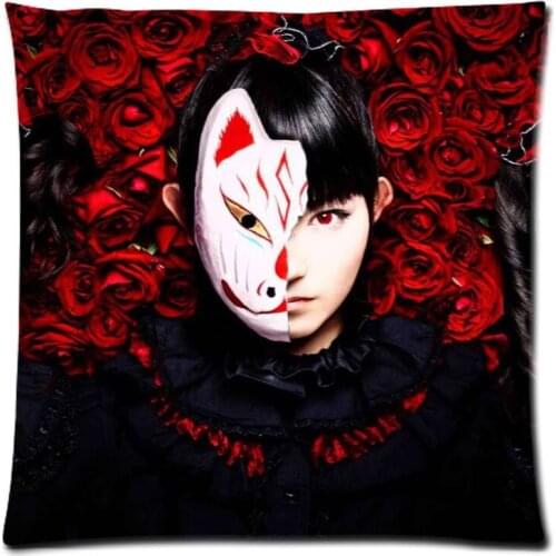 Cotton Linen BABYMETAL Custom Cushion Cover Decoractive Pillow Cover Throw Pillow Case kids Gift 45X45CM