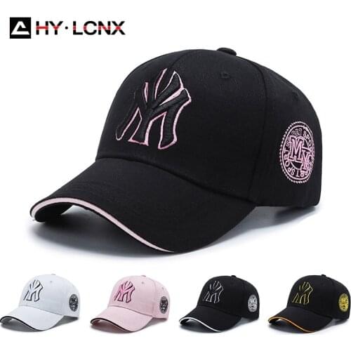 Korean New Women Fashion Sports My Letter Embroidery Sun Cap Summer Men Outdoor Leisure Cotton Breathable Cap