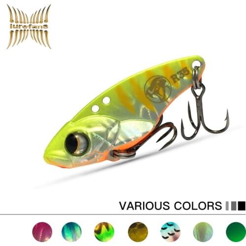 LUREFANS R35/40/45/50 VIB 35mm/5g 40mm/7.5g 45mm/10g 50mm/13.5g Metal Sinking Baits Fishing Lures