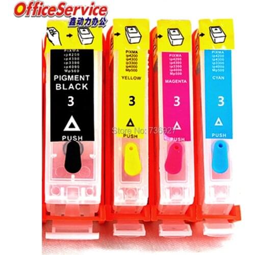 BCI3 BCI 6 PGI-3 Refillable ink Cartridge For Canon iP3000 iP4000 MP760 MP780 MP790 iP3100 S630 S520 iP5000 MP750 S450 printer