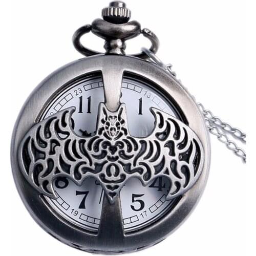 2019 New Arrival Silver Quartz Pocket Watch for Men Women With Chain Round Dial for Male Female Best Gifts