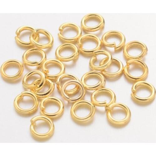 New 5-8mm Copper Ring Hand DIY Jewelry Accessories Open Hanging Earring Bracelet Necklace Can Make Luggage Chain Ornaments