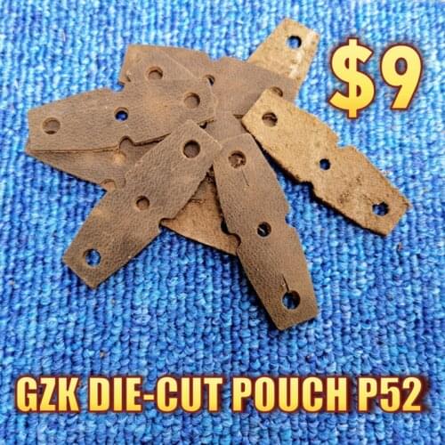 GZK HANDMADE DIE-CUT POUCH P52 -10pcs