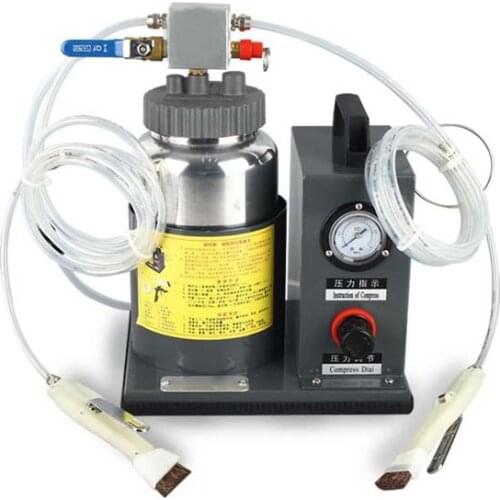 Pneumatic Double-head Automatic Glue Spreader Shoe Gluing Machine Leather Glue Coating Machine