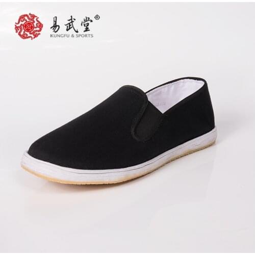 Yiwutang chinese Kung fu shoes men and women Wushu or Tai chi shoes martial arts Traditional Chinese cloth shoes walking