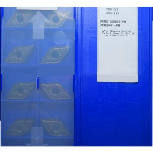 DNMG 110408 YBD152 DNMG110408-PM DNMG150404-PM DNMG150604-PM DNMG150612-PM for Cast Iron Lathe Tools Carbide Cutting Inserts