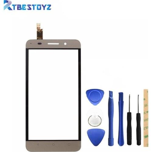 RTBESTOYZ Original For Huawei Honor 4X Touch Screen Front Outer Glass Panel Digitizer Repair Spare Parts White Black Gold