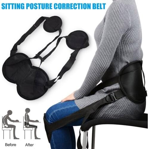 Seating Adjustable Posture Corrector Waist Protectors for Back Shoulder Lumbar EK-New
