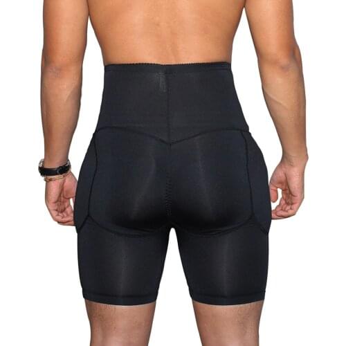 Culotte de Corset pour hommes sculptant minceur Butt Enhancer Booty Filling Underwear Seamless Butt Lifting Shapewear