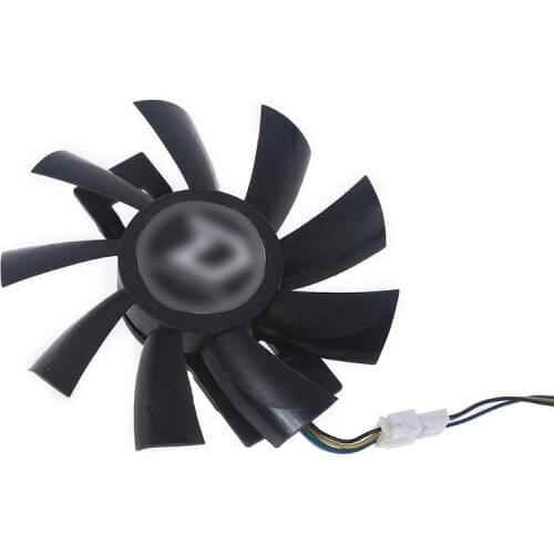 87mm FDC10U12S9-C 4Pin 12V 0.42 VGA Fan Graphic Card Cooling for Dataland RX470
