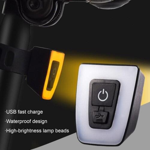 Cycling taillights, USB rechargeable taillights, waterproof bicycle taillights, cycling warning lights, universal lights cool