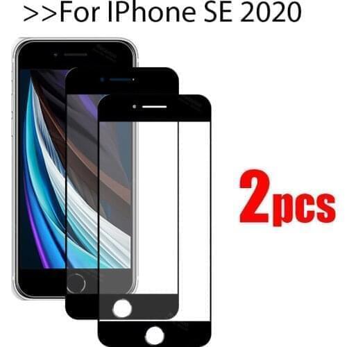 2 pcs for iphone se 2020 glass protective iphonese protector glass i phone se2020 applese tempered glas ip ifone se чехол film