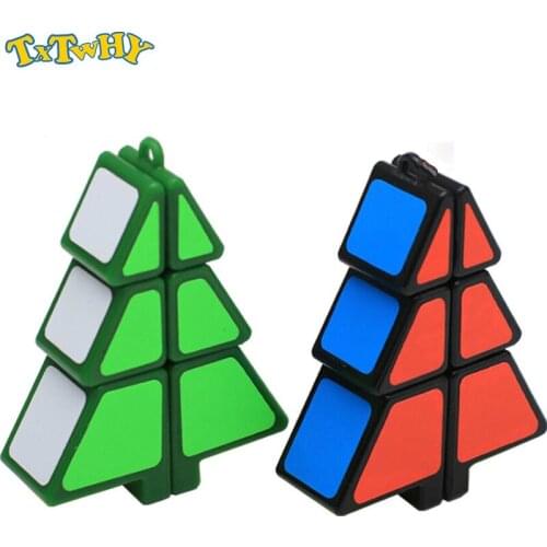 Zcube Christmas Tree Cube 1x2x3 Magic Cube Speed Puzzle Cubes Children Educational Toys