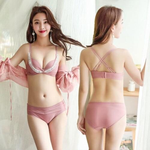 Womens Light Soft Plunge Brassiere Seamless Without-rim Push Up Bra Top Femme Adjustable Lingerie Comfy Gather Demi Breast Cover