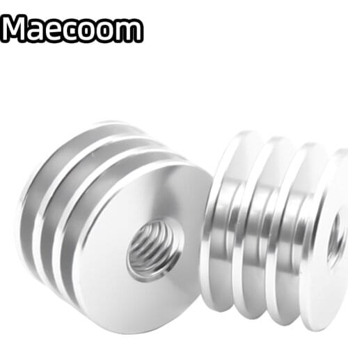 1/5PCS Aluminum Mini Heat Sink M6 Thread Throat DIY Hotend for 3D Reprap Printer Parts E3D V6 V6 MK8 J-head Extruder