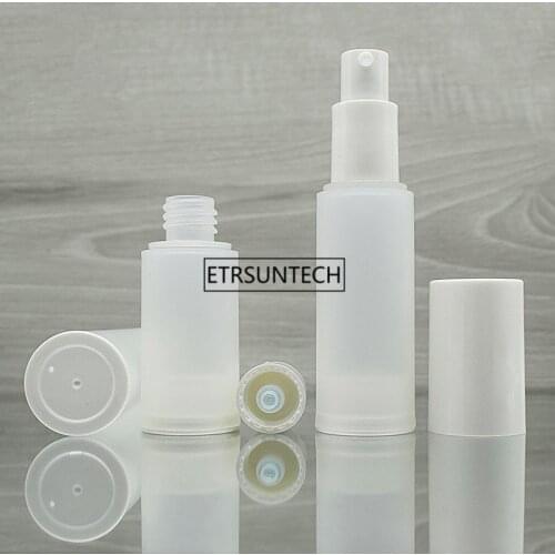 100pcs 20ml 30ml 50ml Airless Pump Vacuum Bottle Toiletries Container Refillable Plastic Dispenser Travel Cosmetic Bottles F3978