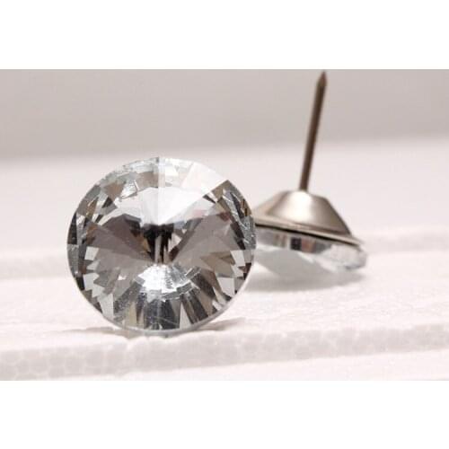 500pcs/lot) 20mm Pointy Top Satellite Prong Button + (500pcs/lot) 20mm Pointy Top Satellite Nail Button