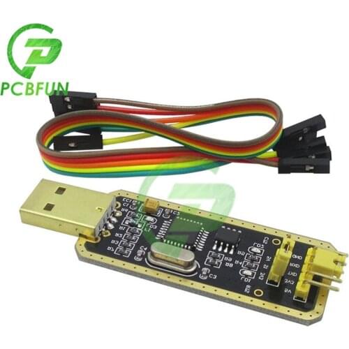 1set FTDI IC FT232BL USB 2.0 to TTL Adapter with 5Pin Dupont Line 5V 3.3V CH340 Module Instead PL2303 Maximum Speed 921600bps