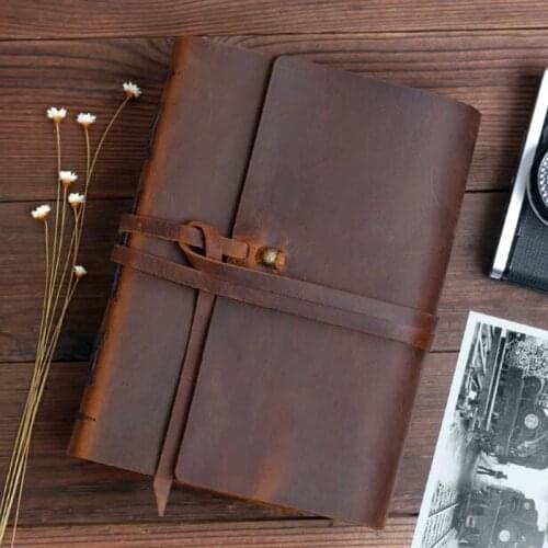 Free Shipping Genuine Leather Handmade General Photo Album Photo Book DIY Memory Storage Album