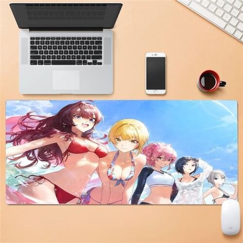 Anime Sexy girl most popular Animation Game mouse pad Unique creative Computer keyboard mouse pad Can be customized any picture5