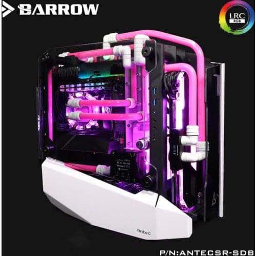 Barrow Acrylic Board as Water Channel use for ANTEC Striker Computer Case for Both CPU and GPU Block RGB 5V 3PIN Waterway