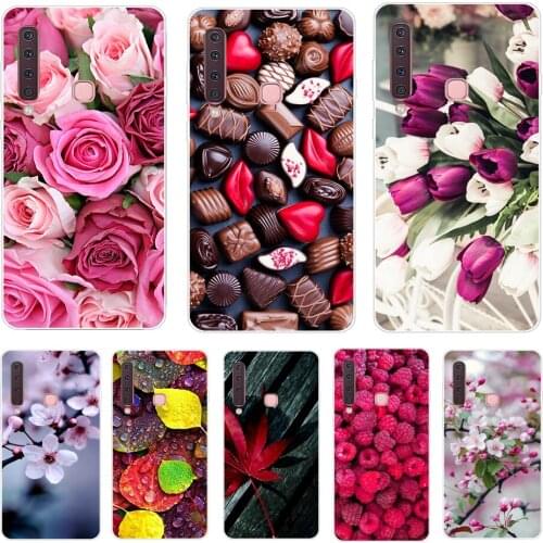 For Samsung Galaxy A9 2018 Case bumper Silicon TPU Phone cover on For Samsung A9 2018 copas A920F A920 SM-A920F coque cute
