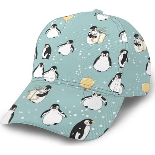 CINESSD 2020 New Baseball Cap Fishing Caps Men Outdoor Hunting Hat Hiking Hat Cute Penguin Couple