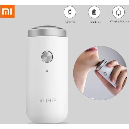 2020 Xiaomi Youpin Electric Shaver For Men Razor USB Mini Beard Trimmer Washable Rechargeable Male Shaving Machine Mens shaver