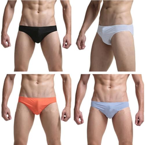 GLANE Mens Silk Briefs
