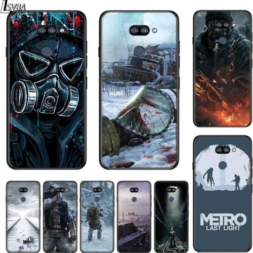 Hot Metro 2033 For LG K22 K71 K61 K51S K41S K30 K20 2019 Q60 V60 V50 V40 V35 V30 G8 G8S G8X ThinQ Black silicone Phone Case