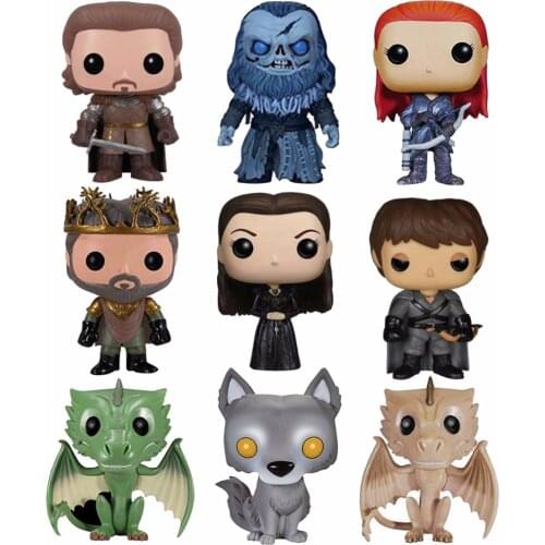 Game of Thrones Sansa Jon Snow Grey Wind giant wight Renly Baratheon Ygritte Robb Stark Model Toys Lannister Vinyl Figures Toy