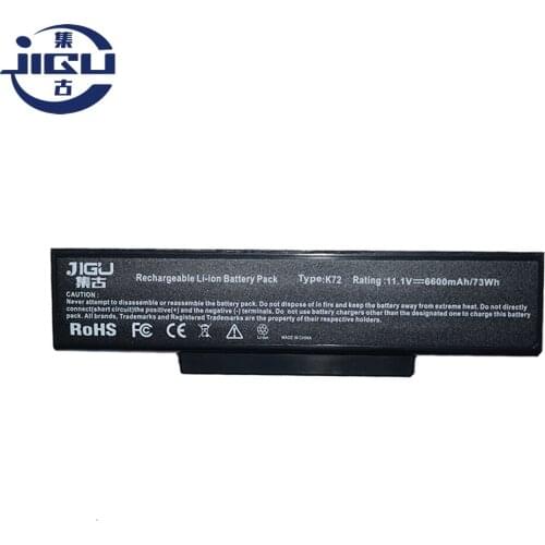 JIGU 9Cells Laptop Battery For Asus A72JK K72DY K72JA K72JE K72JO K72JT 9Cells