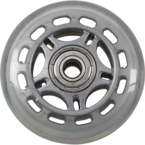 Hot-Skating Shoes 608ZZ Bearing Inline Skate Wheel Clear Gray