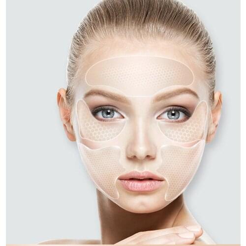 Reusable Silicone Anti Face Forehead Cheek Chin Sticker Wholesale Face Face Patches Eye Tools Beauty Face Removal Lifting C S2Y5