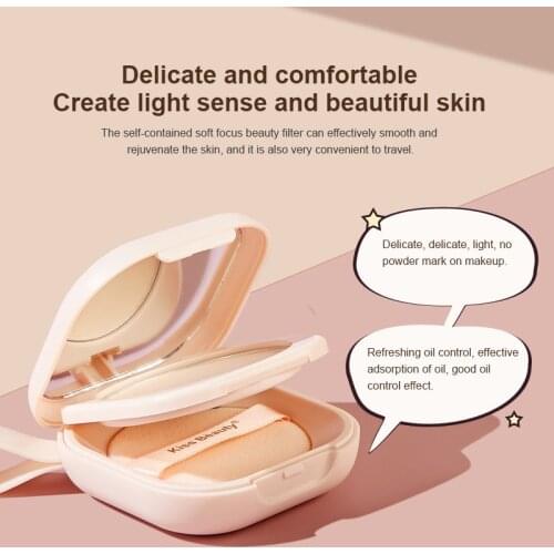 Brightening Face Powder Moisturizing Smooth Oil Control Makeup Breathable Loose Powder Long-lasting Korean Cosmetics 9g TSLM1