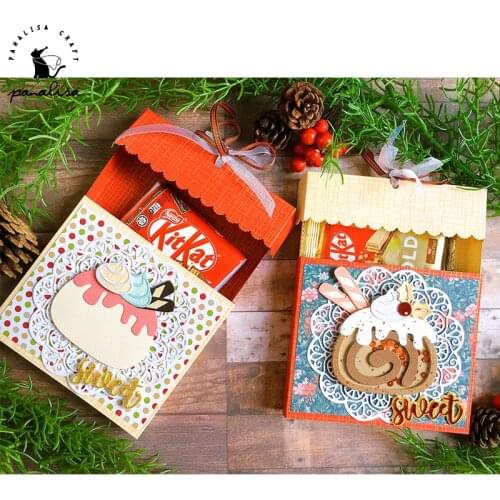 Panalisacraft Christmas cake roll Metal Cutting Dies Stencils for DIY Scrapbooking album Decorative Embossing DIY Paper Cards