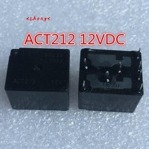 ACT212 12V relay 12VDC 160-ohm double-coil 8-foot