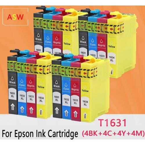 16XL T1631 - T1634 T1621 T1624 Compatible ink Cartridge for Epson WorkForce WF 2010 2540 2750 2510 2520 2530 2760 Printer