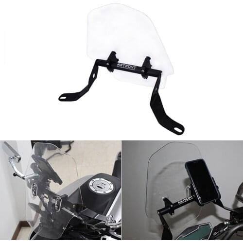 Stylish Universal Motorcycle Clear Windshield Windscreen Protector