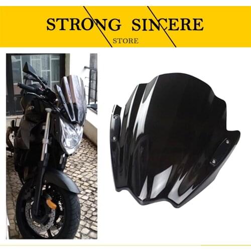 Motorcycle Street Bike Windshield WindScreen For 2015-2016 Suzuki GSX-S1000 GSX-S750/Z GSXS GSX-S 1000 750 15 16 Black