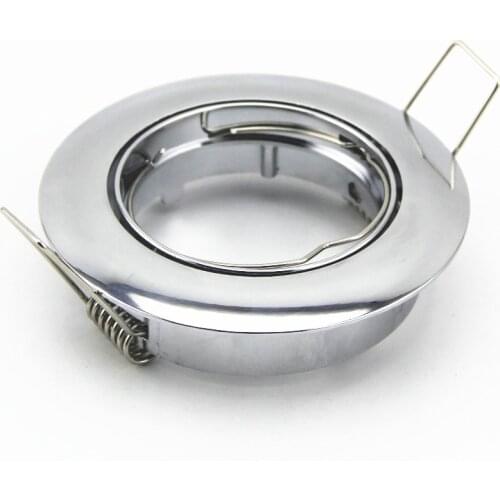 Recessed Ceiling Spot light GU10 MR16 Base Socket Black Downlight kit 12V 220V for Ceiling lamp Fixture With 50mm Bulbs