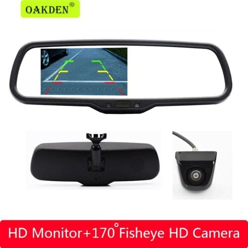 4.3 Inch TFT LCD HD Screen Display Car Rear View Mirror Monitor Camera Backup with Special Original Bracket Parking Assitance