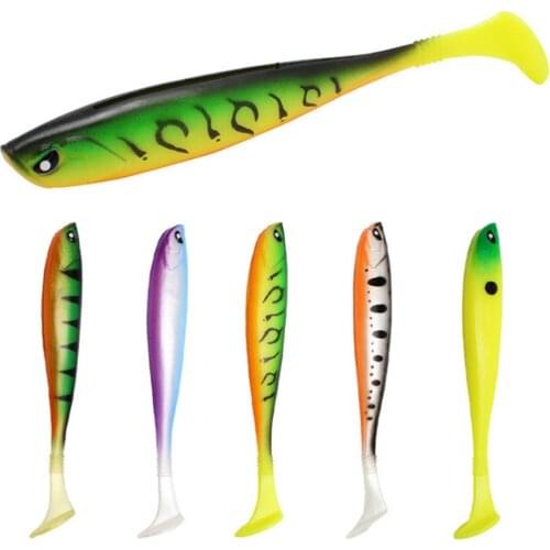 1pcs Lifelike10g/13cm Soft Fishing Lure Artificial Bait Rainbow Shad Worms Bass Pike Minnow Wobblers Carp Fishing Tackle