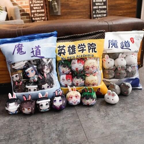 1Pc Anime The Founder Of Diabolism, Demon Slayer Plush Pillow Cute Doll Soft Toy Pillow Cushion Gift Anime Around