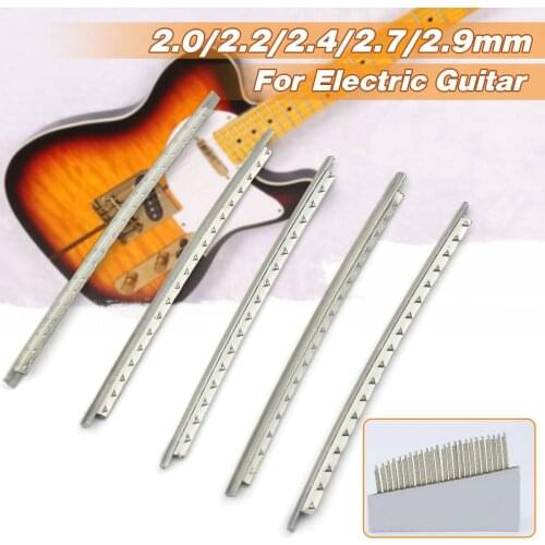 1set Wire 2.0/ 2.2/ 2.4/ 2.7/ 2.9mm Acoustic Electric Guitar Nickel-copper Alloy Fret For Guitar Bass Parts & Accessories