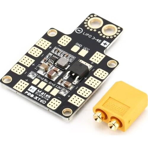 2019 PDB XT60 Drone Lipo 3-4S Power Distribution Board with W/ BEC 5V 2A 12V 0.5A for RC FPV Drone Quadcopter Helicopter
