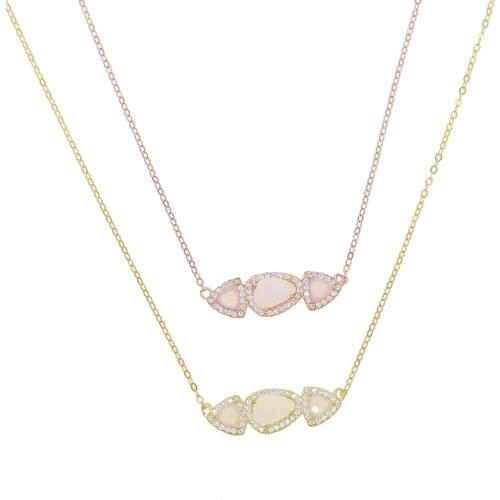 2019 Dropshippig Graceful Pendent necklace s925 sterling silver Jewelry for women fashinable statement daity boho collar bijoux