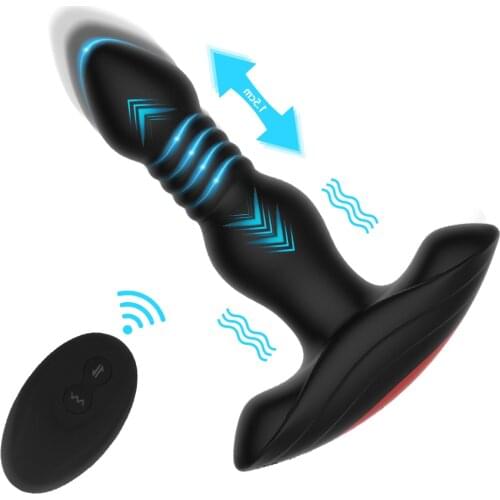 Anal Vibrator Prostate Masturbators Vibrations Erotic Massager for men Anal Butt Plug Dildos Remote Control Sex Toys for Adult